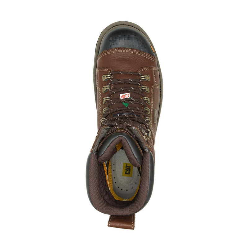 CAT (Caterpillar) - Bottes de travail imperméables Hauler 8 pouces pour homme avec embout composite (P717629)