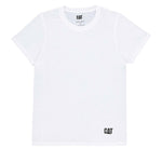 CAT - Lot de 4 t-shirts ras du cou pour hommes (43CT393525TA-WHT)