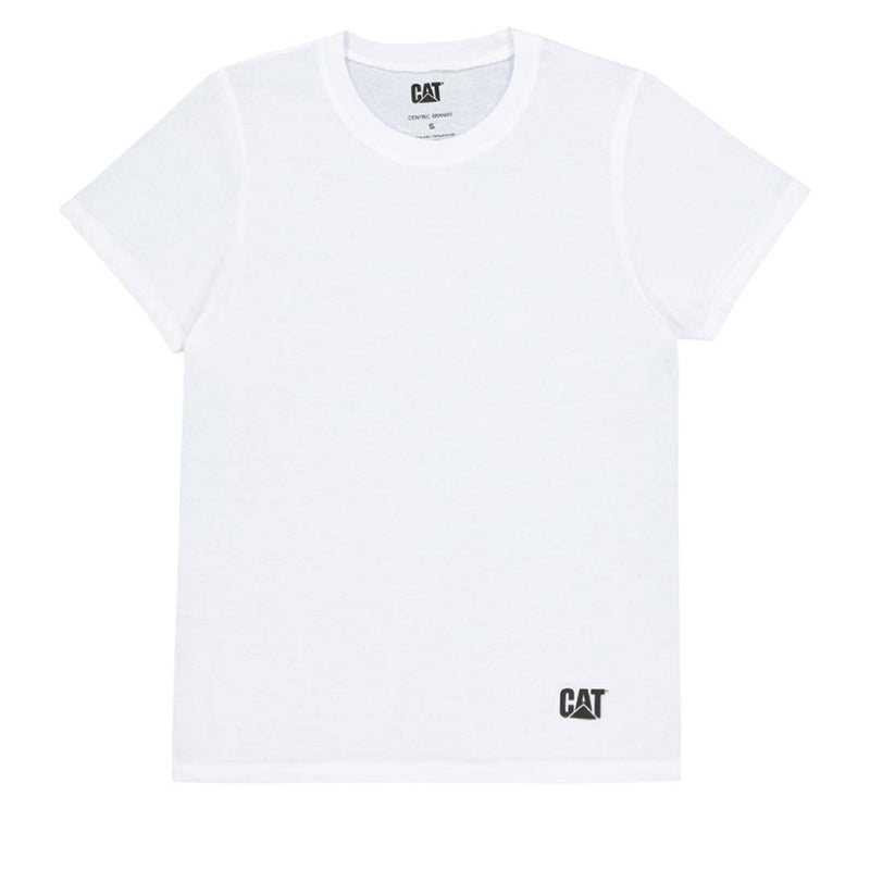 CAT - Lot de 4 t-shirts ras du cou pour hommes (43CT393525TA-WHT)