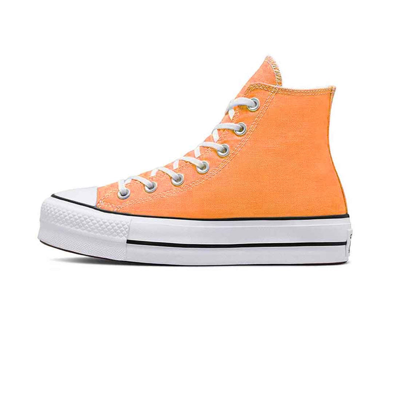 Girls orange hot sale converse