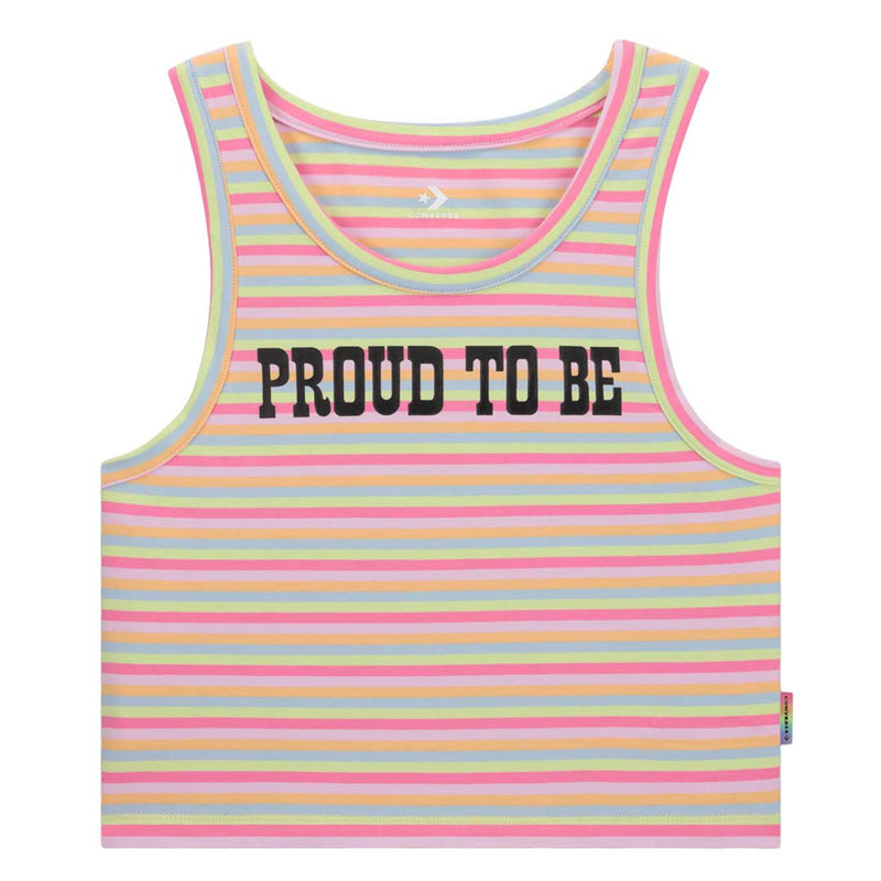 Converse - Unisex Proud To Be Cropped Pride Tank Top (10027207 A01)