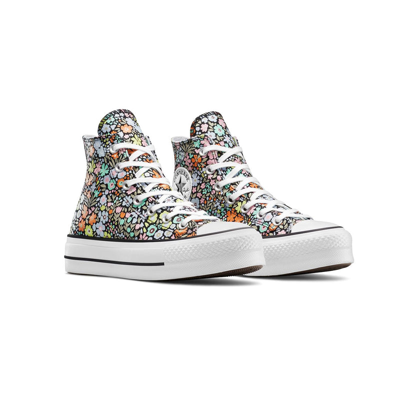 Converse - Women's Chuck Taylor All Star Lift Allover Florals High Top Shoes (A15009C)