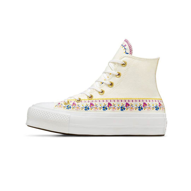 Converse - Women's Chuck Taylor All Star Lift Platform Free Spirit Florals High Top Shoes (A12050C)