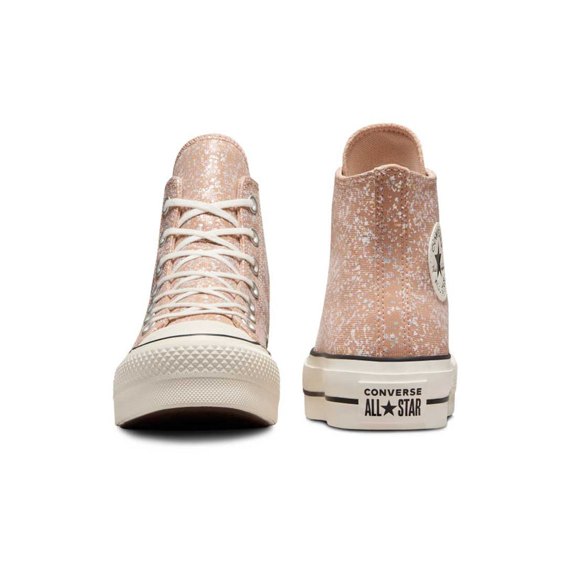 Converse - Women's Chuck Taylor All Star Lift Platform Glitter High Top Shoes (A09422C)