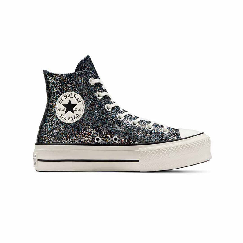Converse - Women's Chuck Taylor All Star Lift Platform Glitter High Top Shoes (A09551C)