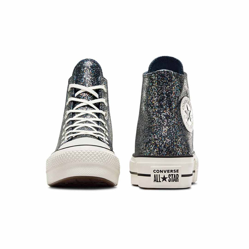 Converse - Women's Chuck Taylor All Star Lift Platform Glitter High Top Shoes (A09551C)