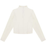 Converse - Women's Half-Zip Mock Neck Long Sleeve Top (10027392 A01)