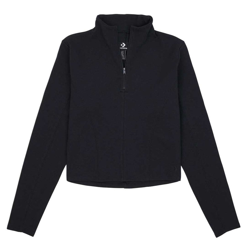 Converse - Women's Half-Zip Mock Neck Long Sleeve Top (10027392 A02)