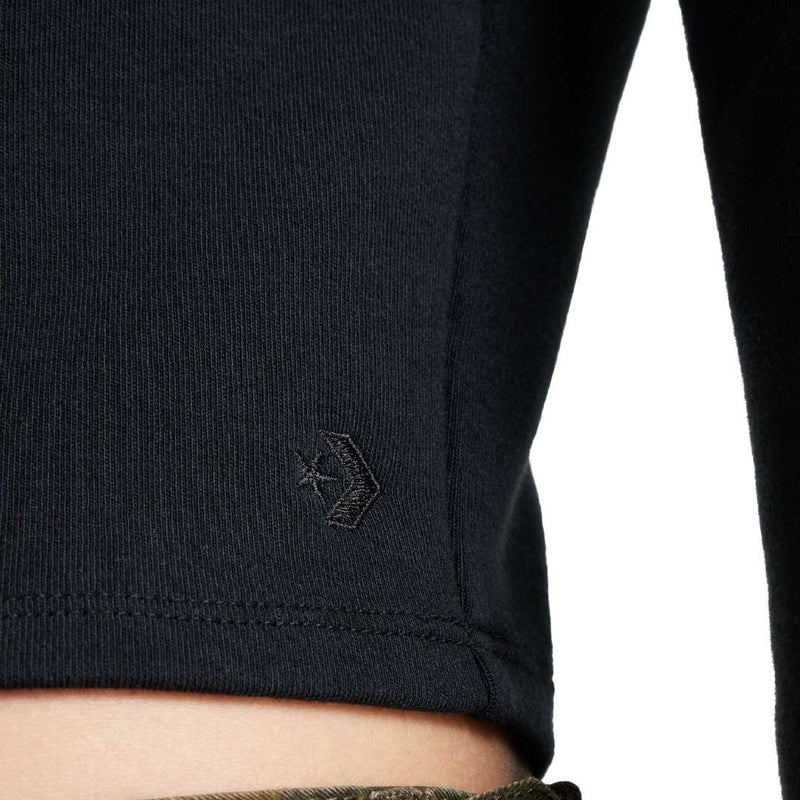 Converse - Women's Half-Zip Mock Neck Long Sleeve Top (10027392 A02)
