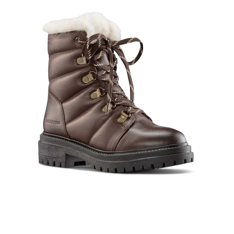 Cougar - Women's Leather Waterproof Winter Boots (VANTAGE-DKBRN)