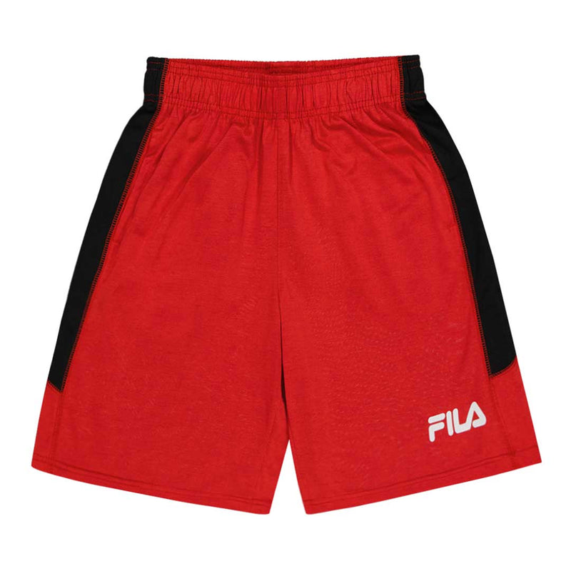 FILA - Short actif pour enfants (junior) (81FA91 ROUGE)
