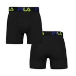 FILA - Lot de 4 boxers pour hommes (FM412BXPB13 335)