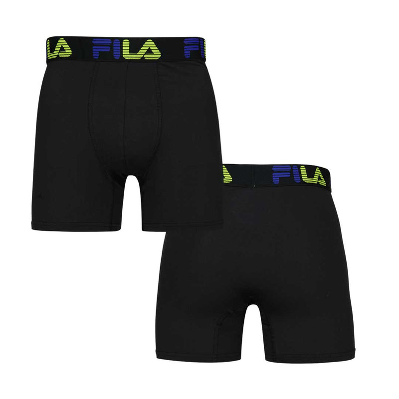 FILA - Lot de 4 boxers pour hommes (FM412BXPB13 335)