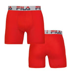 FILA - Lot de 4 boxers pour hommes (FM412BXPB13 410)