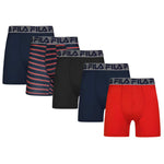 FILA - Lot de 5 boxers pour homme Édition spéciale (FM412BX5PS1 403)