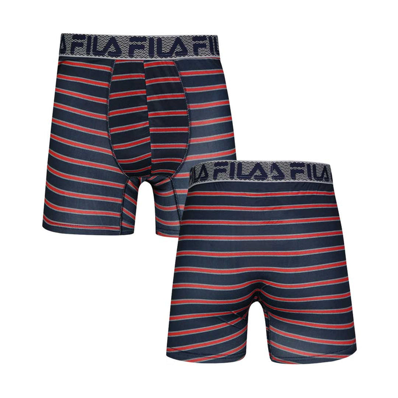 FILA - Lot de 5 boxers pour homme Édition spéciale (FM412BX5PS1 403)