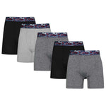FILA - Lot de 5 boxers pour homme Édition spéciale (FM412BX5PS1 702)