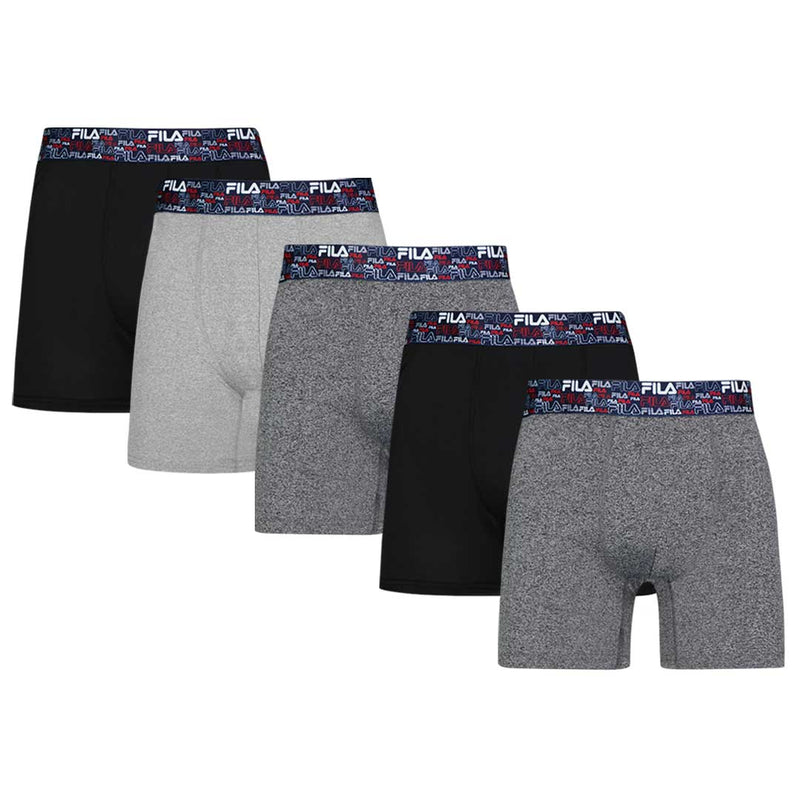 FILA - Lot de 5 boxers pour homme Édition spéciale (FM412BX5PS1 702)