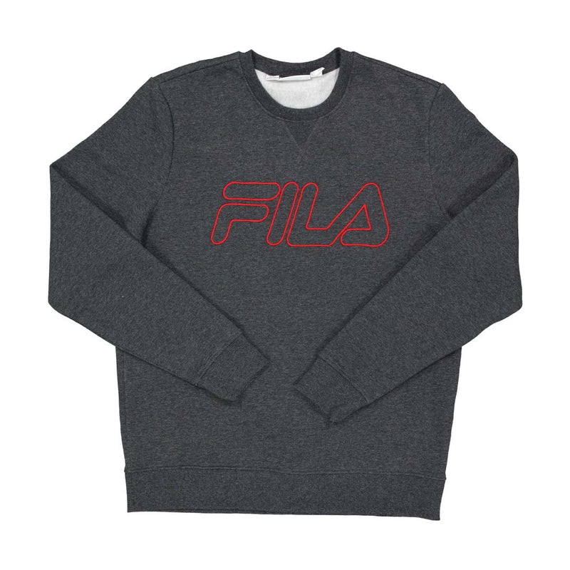 FILA - T-shirt ras du cou à manches longues Outline pour homme (SM039623 084)