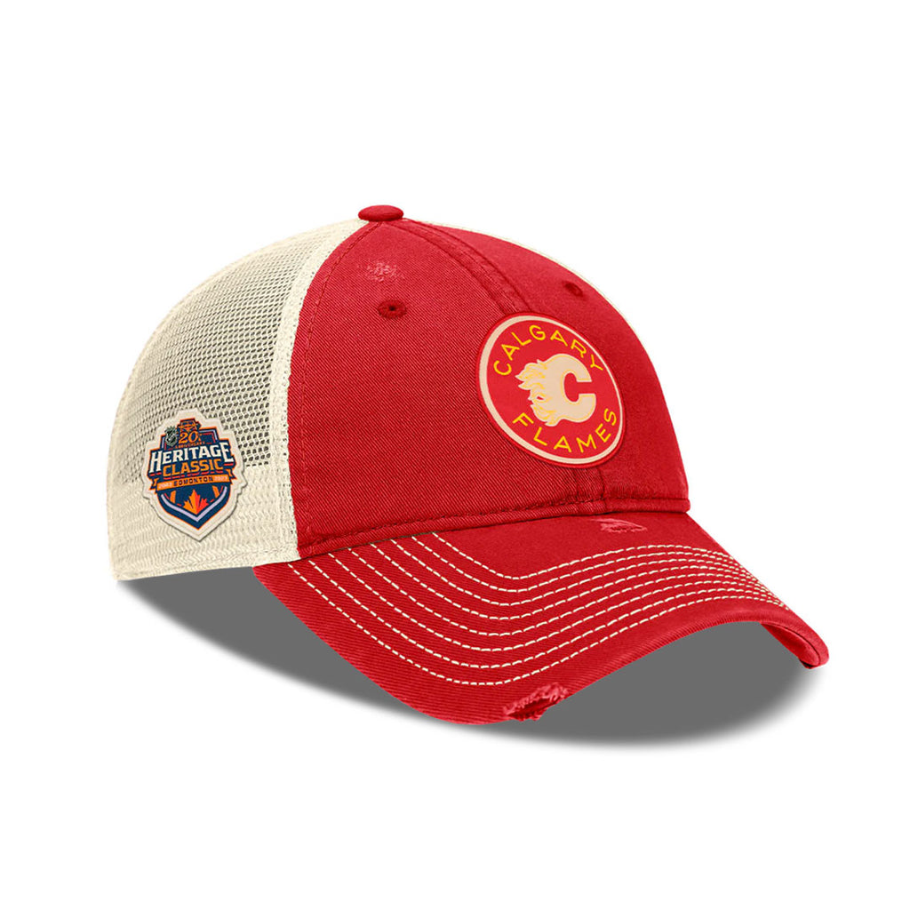 Fanatics - Calgary Flames Heritage Classic Authentic Pro Trucker Hat (02M0 5935 NHD 7US)
