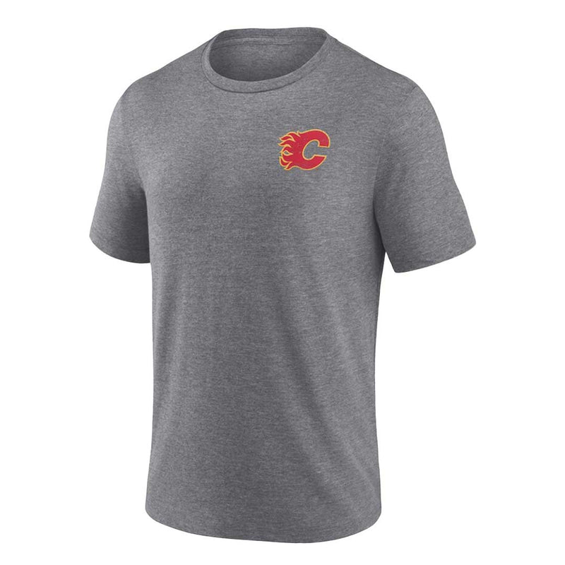 Fanatics - T-shirt à manches courtes pour homme des Flames de Calgary (QF14 171B VCF 069)