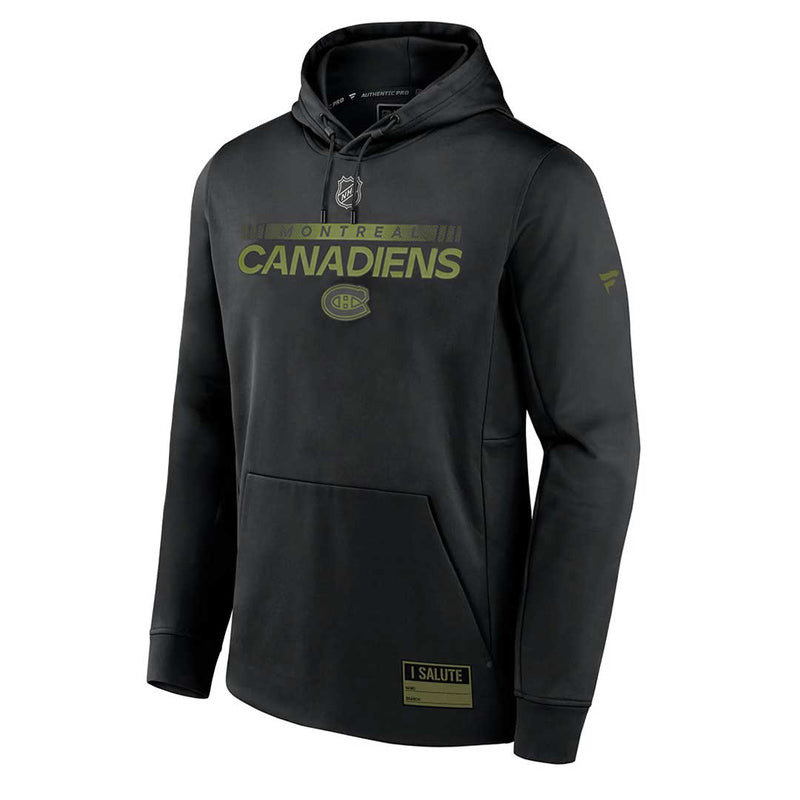 Fanatics - Men's Montreal Canadiens Authentic Pro Military Appreciation Hoodie (00I8 0874 2K 1G8)