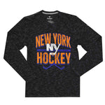 Fanatics - Men's New York Islanders Long Sleeve Heathered T-Shirt (3985 NDG1 2GG 0K1)
