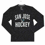 Fanatics - Men's San Jose Sharks Long Sleeve Heathered T-Shirt (3985 NDG1 2GE 0K1)