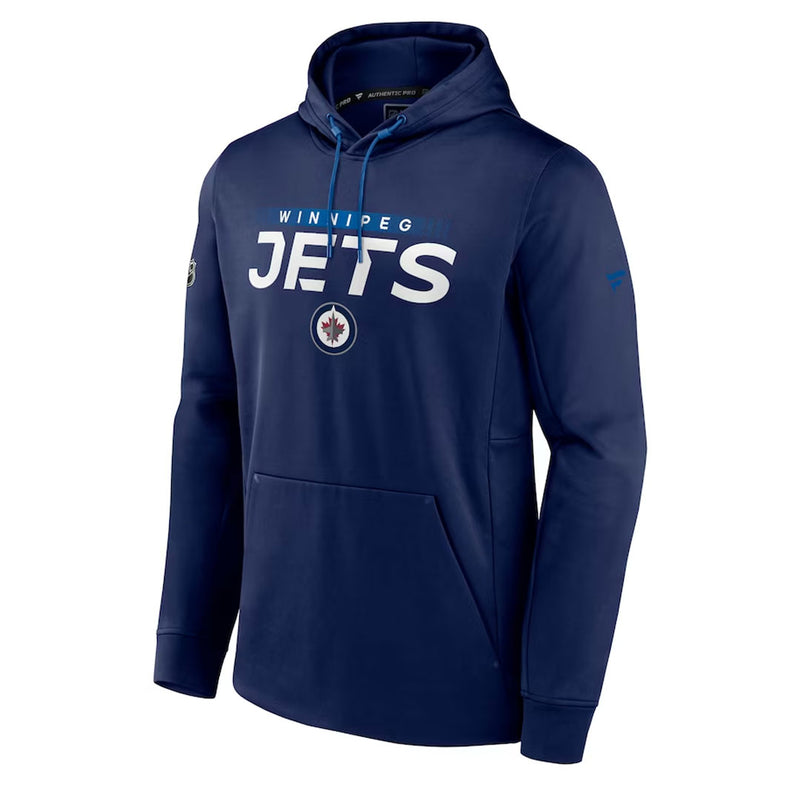 Fanatics - Men's Winnipeg Jets Authentic Pro Performance Pullover Hoodie (MZL9 777X 2GN 1ON)