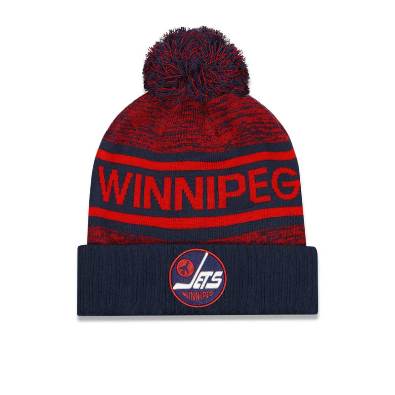 Fanatics - Men's Winnipeg Jets Cuffed Pom Beanie (00PB 4512 2GN 1K1)