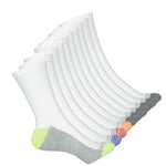 Fruit Of The Loom - Lot de 10 chaussettes ras du cou pour enfants (B1810WX F16WH)