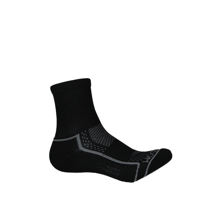 *Reshoot* Fruit Of The Loom - Lot de 5 paires de chaussettes mi-mollet pour femme (FRW10571M5MQC02-BLK)