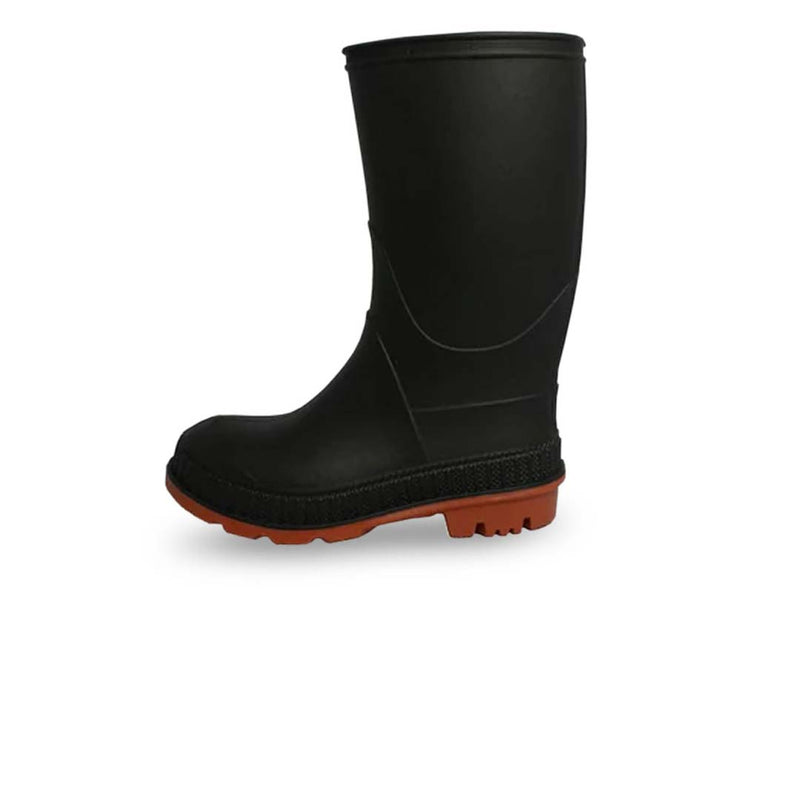 Genfoot - Kids' (Infant) Toddler Chore Rain Boots (CHOREBOOT BLKRED-TODD)