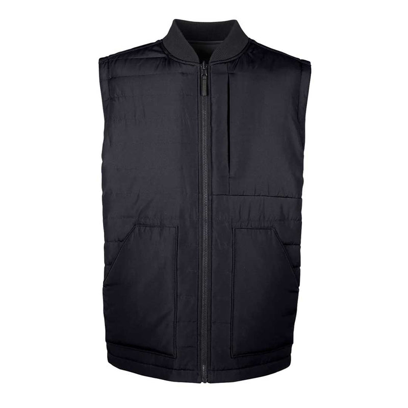 Harriton - Unisex Dockside Interactive Reversible Freezer Vest (M776 BLKCHAR)