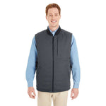 Harriton - Unisex Dockside Interactive Reversible Freezer Vest (M776 BLKCHAR)