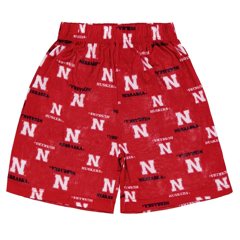 Kids' (Junior) Nebraska Cornhuskers Printed Shorts (K48LFZ77)