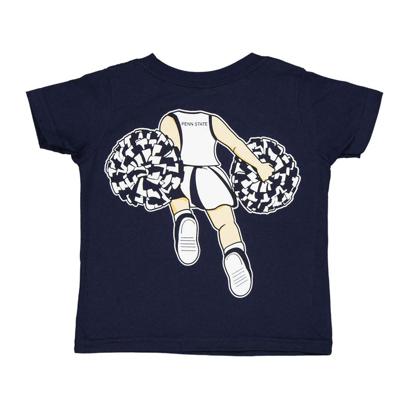 T-shirt à manches courtes pour enfant (bébé) des Penn State Nittany Lions, pom-pom girl (K2SAJ6U62)