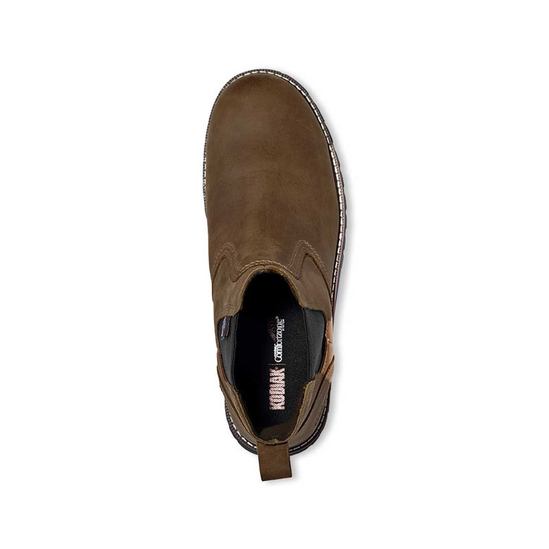 Kodiak - Men's McKinney Chelsea Soft Toe Boots (KD0A4TESBRN)
