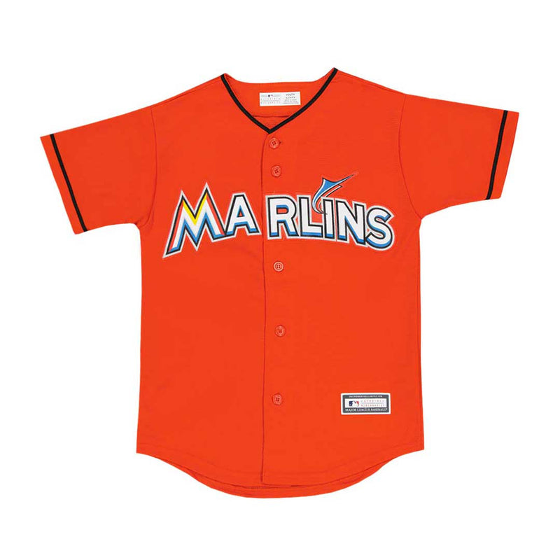 MLB - Kids' (Junior) Miami Marlins Alternate Replica Blank Jersey