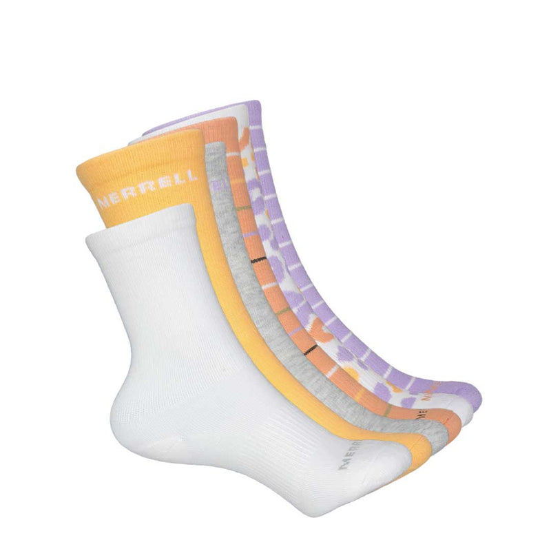 Merrell - Kids' 6 Pack Crew Socks (MEC33775C6B2001 LVAST)