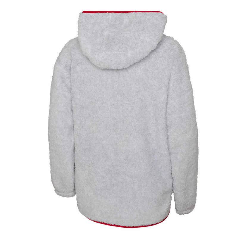 NBA Girls Junior Toronto Raptors Baseline Teddy Fleece Hoodie HK SVP Sports