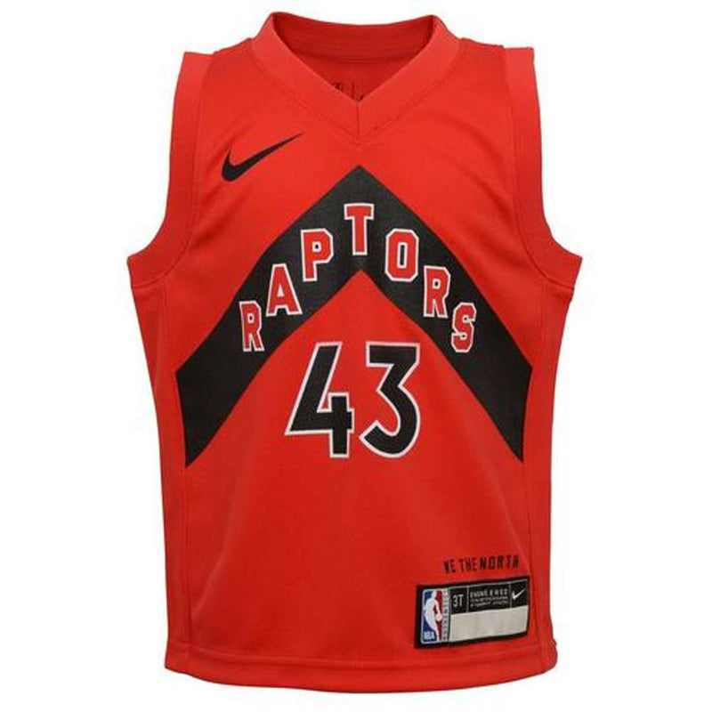 Raptors Kids Hot Pressed Camisa #43 Pascal Siakam Black Swingman