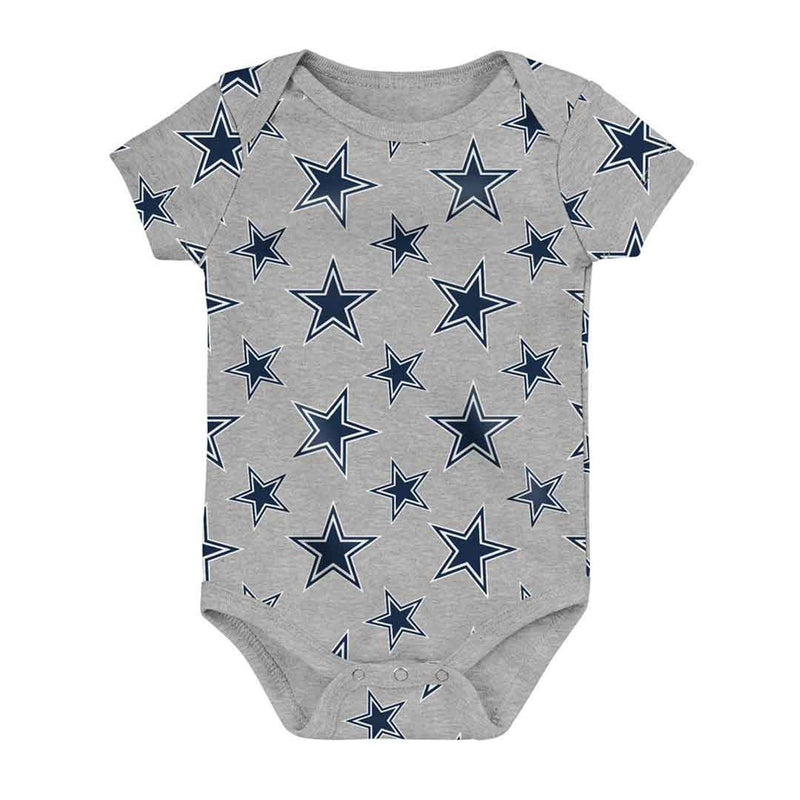 NFL - Ensemble de 2 Creeper Double Up des Dallas Cowboys pour enfants (bébés) (HK1N1SCZS COW)
