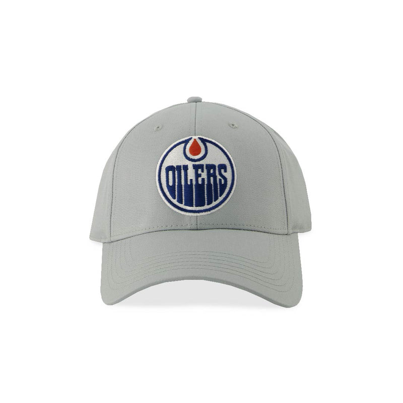 NHL - Men's Edmonton Oilers Flat Logo Hat (NHXX2KSMHDCC1PB 02GRY)