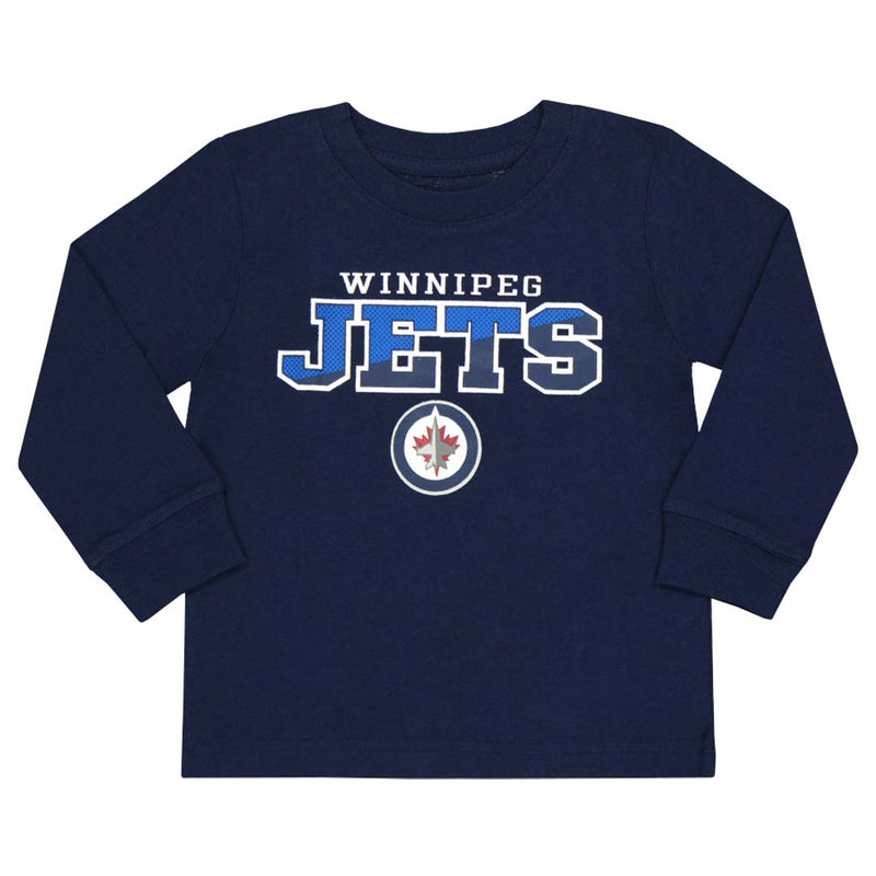 LNH - T-shirt à manches longues des Jets de Winnipeg pour enfants (tout-petits) (HK5I2HC9P WNP-2)