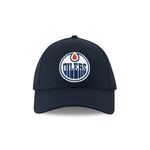 NHL - Men's Edmonton Oilers Flat Logo Hat (NHXX2KSMHDCC1PB 41NVY)