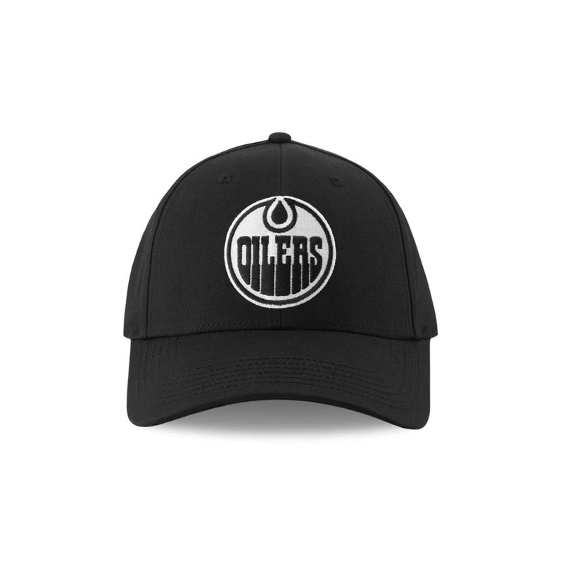 NHL - Men's Edmonton Oilers Flat Logo Hat (NHXX2KYMHDCC1PB 00BLK)
