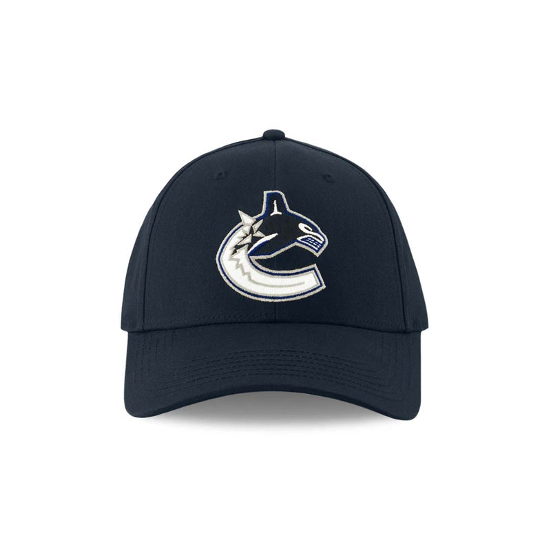 NHL - Men's Vancouver Canucks Flat Logo Hat (NHXX2L1MHDCC1PB 41NVY)