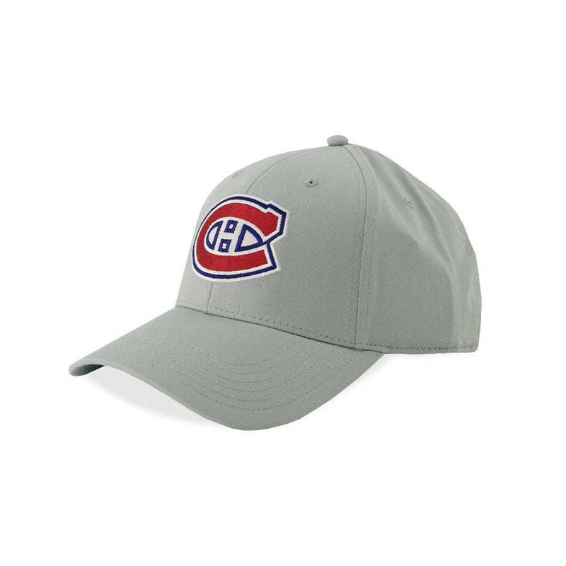 NHL - Men's Montreal Canadiens Flat Logo Hat (NHXX2KQMHDCC1PB 02GRY)
