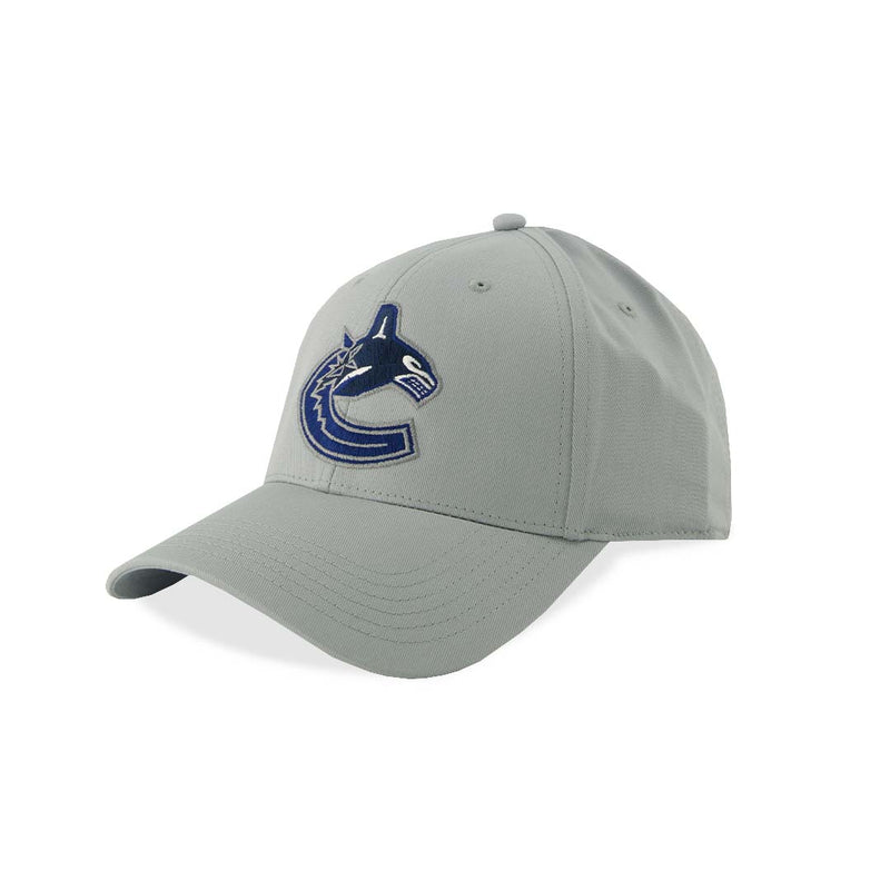 NHL - Men's Vancouver Canucks Flat Logo Hat (NHXX2KPMHDCC1PB 02GRY)